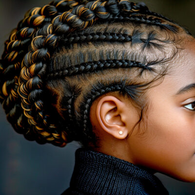 portrait-de-jeune-personne-dans-un-style-photorealiste-avec-des-tresses